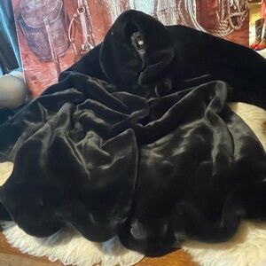 Olivier sculptured faux fur coat